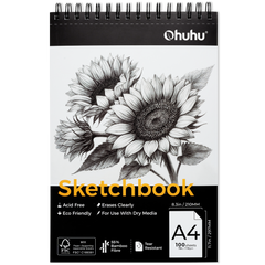 Ohuhu Tear Resistant Bamboo Fiber Drawing Sketchbook US delivery