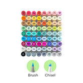 Ohuhu Honolulu 72 Colors Dual Tips Alcohol Art Markers (New Color Codes) best price