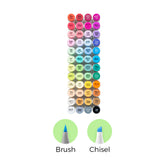 Ohuhu Honolulu 48 Colors Dual Tips Alcohol Art Markers (New Color Codes) US delivery