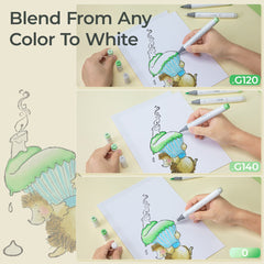Ohuhu Honolulu Colorless Blender Marker - Pack of 6 low price