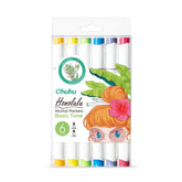 Ohuhu Honolulu 6 Colors Dual Tips Alcohol Art Markers (New Color Codes) discount
