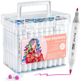 Ohuhu Paper-friendly (No Peeling) Markers Water-based 60 Colors low price
