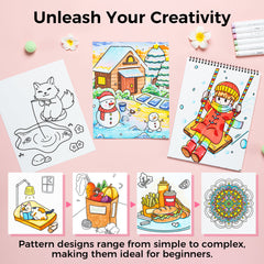 Ohuhu Double-Sided Bleedproof Coloring Book low price