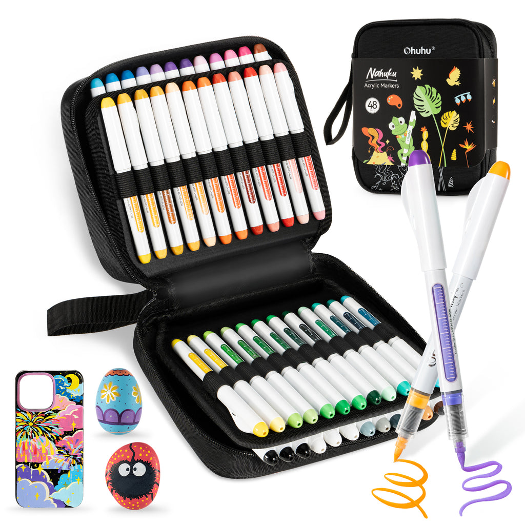Ohuhu Nahuku Direct-ink Acrylic Markers discount