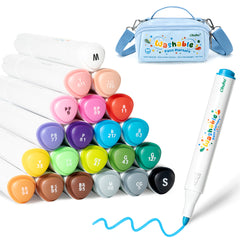 Ohuhu Washable Acrylic Paint Markers for Kids Bullet Tip low price