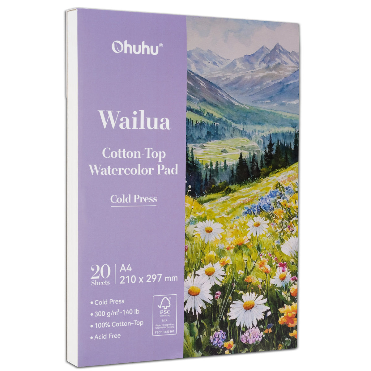 Ohuhu Wailua Cotton-Top Watercolor Pad low price