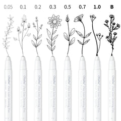 Ohuhu Fineliner Drawing Pen, 8 Pack best price