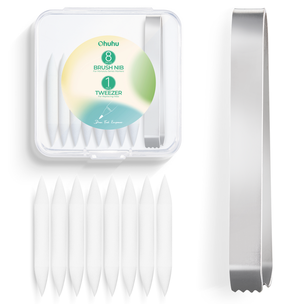 Ohuhu Replacement Brush Nibs Of Honolulu & Honolulu B Series discount