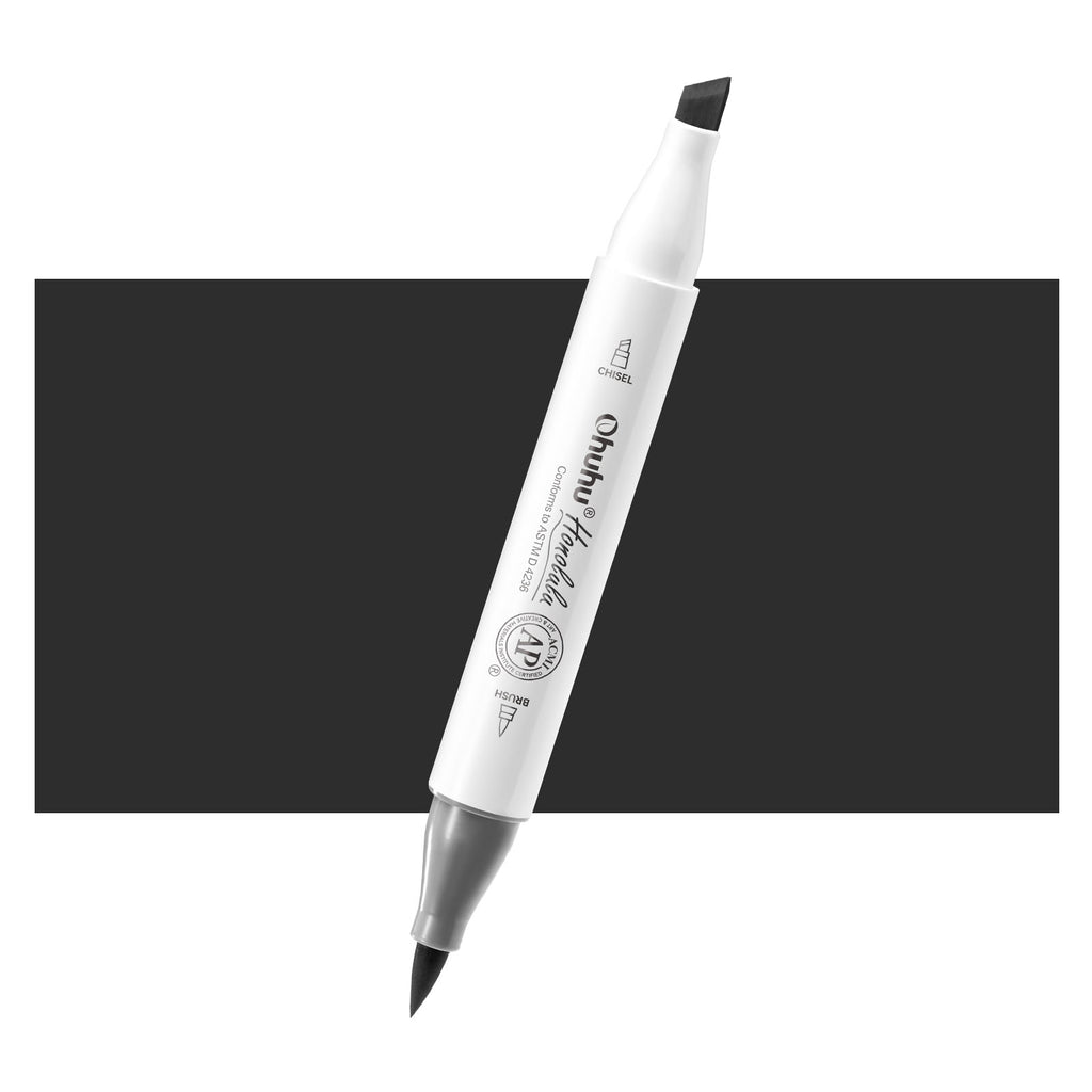 Ohuhu Honolulu 120 Individual Marker, Brush & Chisel free delivery