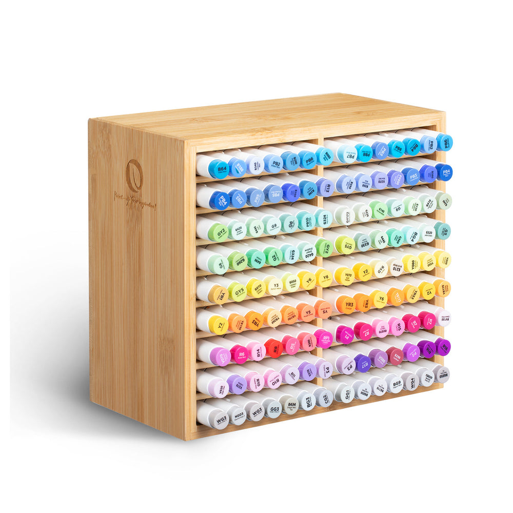 Ohuhu Bamboo Marker Organizer discount