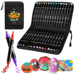 Ohuhu Dual Nib Waterproof Acrylic Pen 30 / 60 / 90 Colors - Kakaako low price
