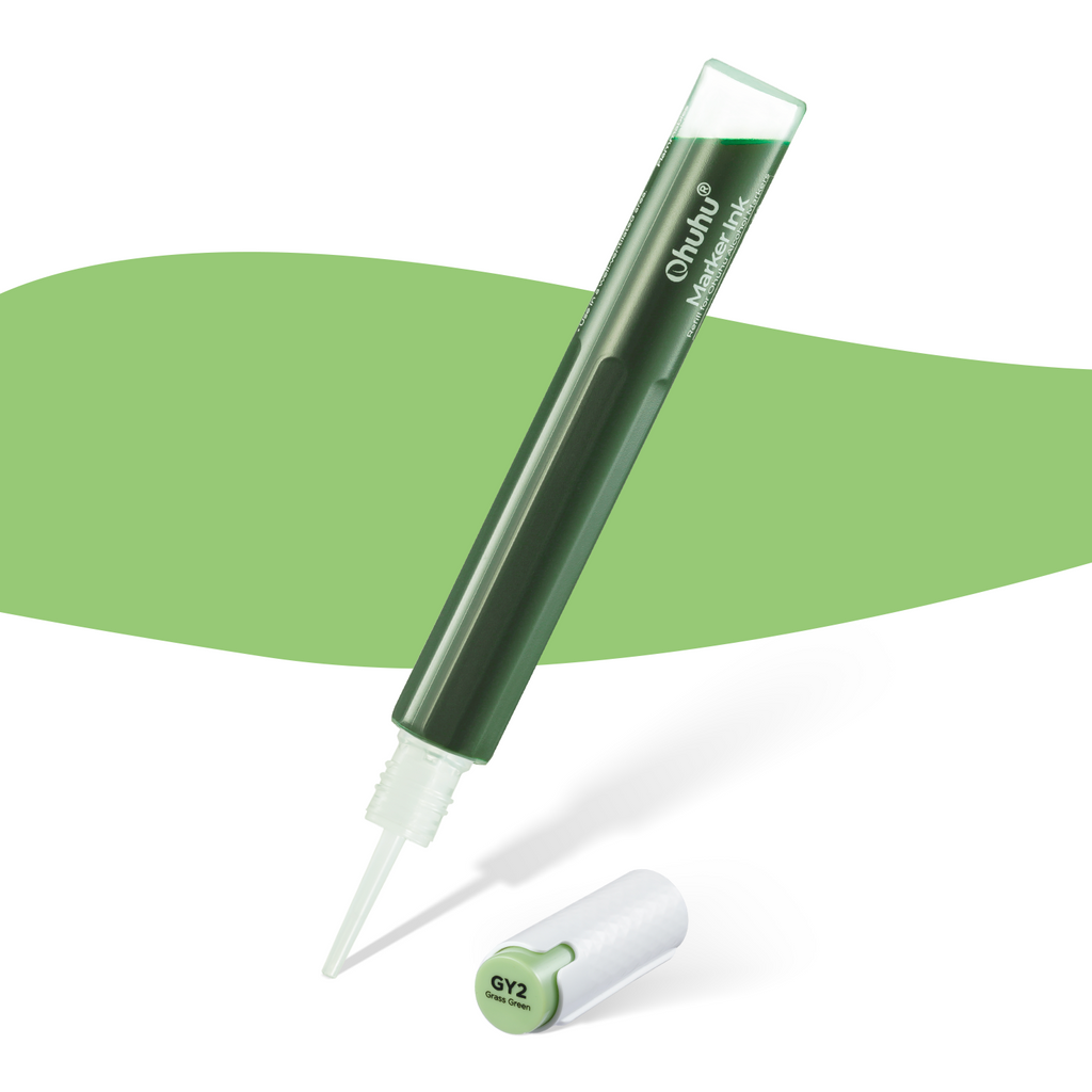 Ohuhu Marker Ink G410 / G483 / GY2 Refill for Alcohol marker free delivery
