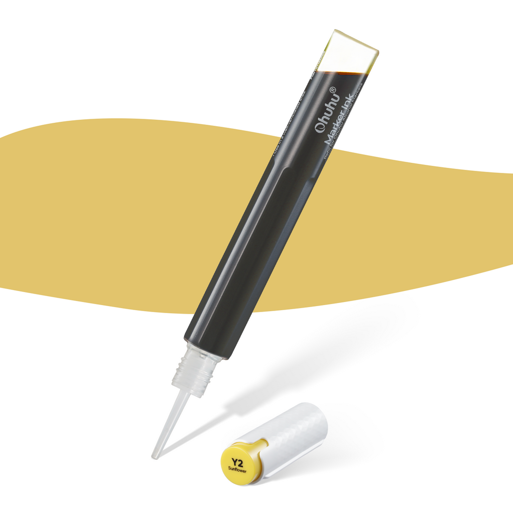 Ohuhu Marker Ink Y111 / Y696 / Y2 Refill for Alcohol marker best price