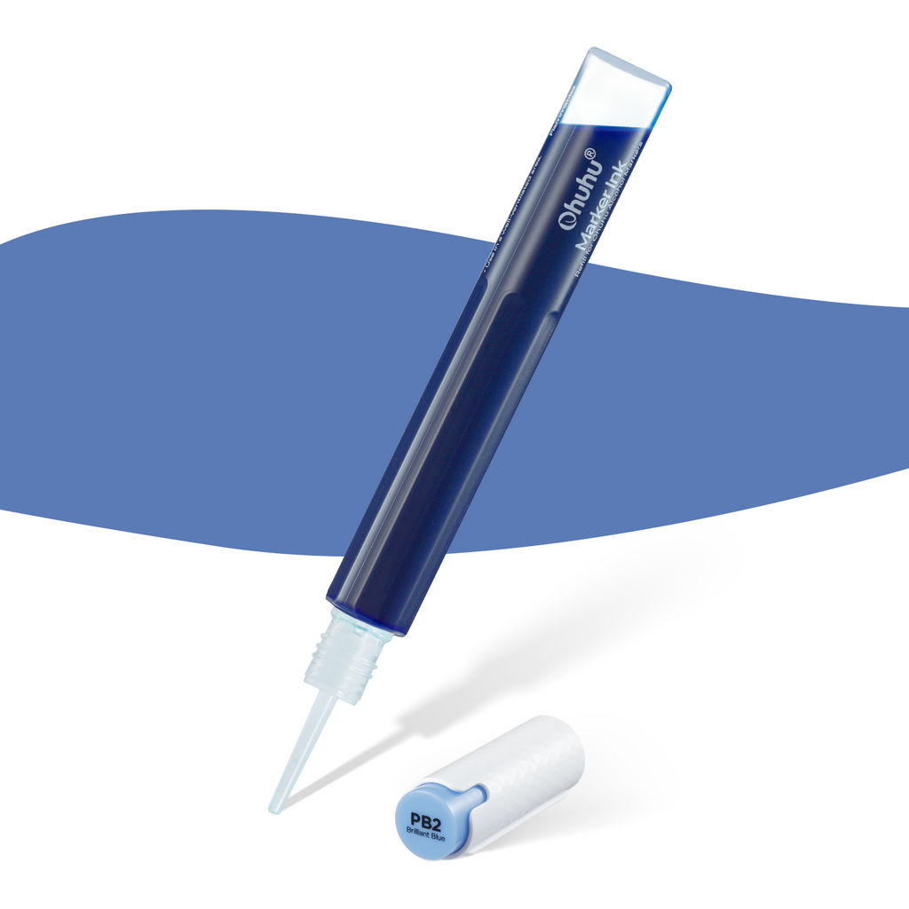 Ohuhu Marker Ink BV310 / B575 / PB2 Refill for Alcohol marker near me