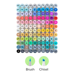 Ohuhu Honolulu Brush Markers - Large Set US delivery