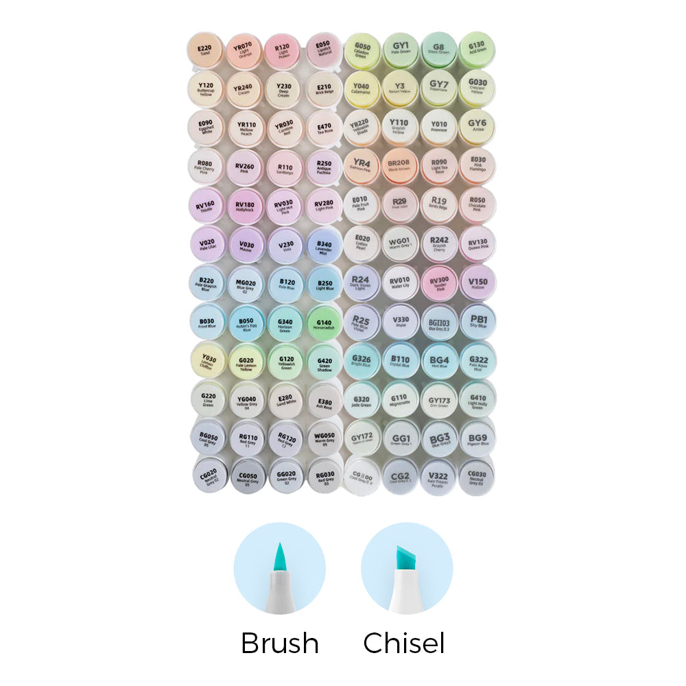 Ohuhu Honolulu Brush Markers - Large Set US delivery