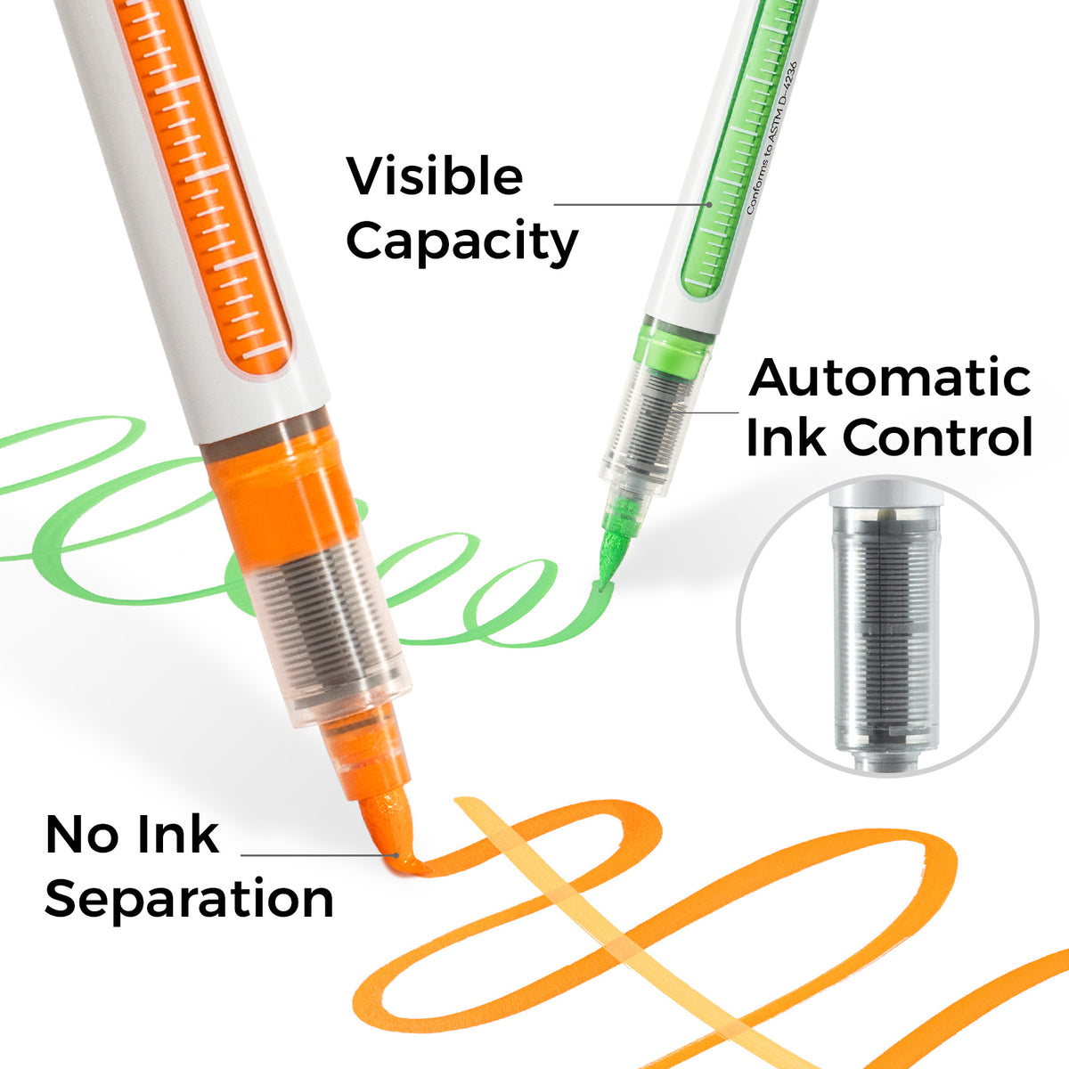 Ohuhu Direct-ink Acrylic Markers 24 Colors - Nahuku best price